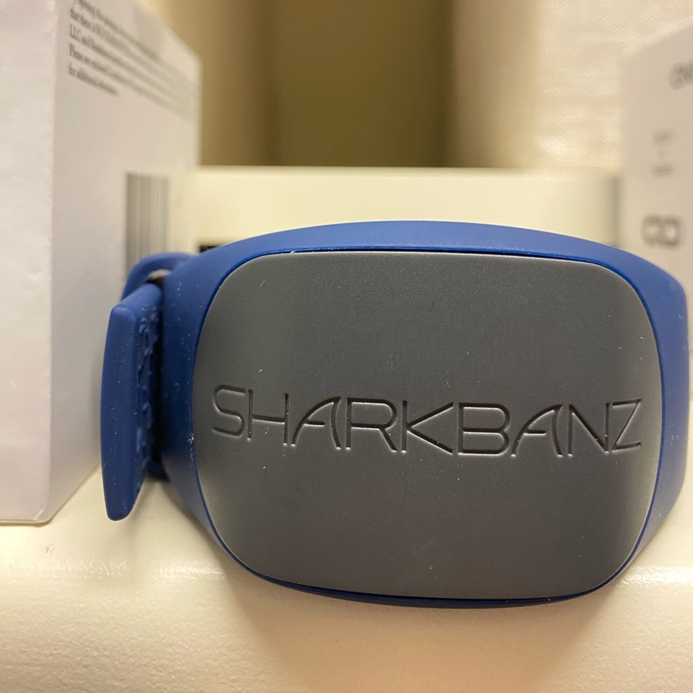 Shark Bandz. Worn on ankle while swimming, keeps sharks away! For men or women.